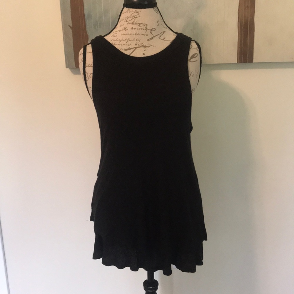 Long Open Back Layered Tank